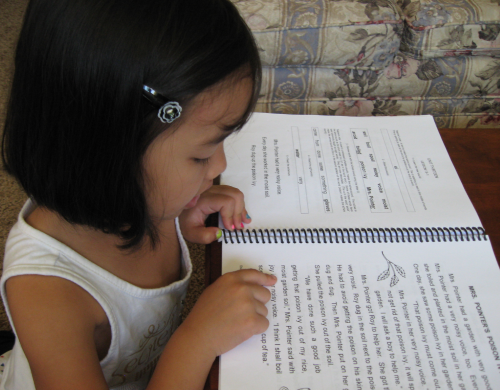 kid reading